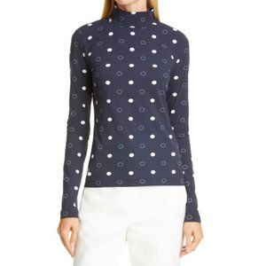 St John Nuda Turtleneck Top Nwt